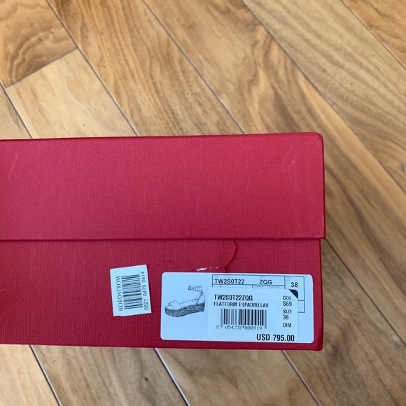 Valentino rockstud ankle strap espadrille sandal - Picture 12 of 12